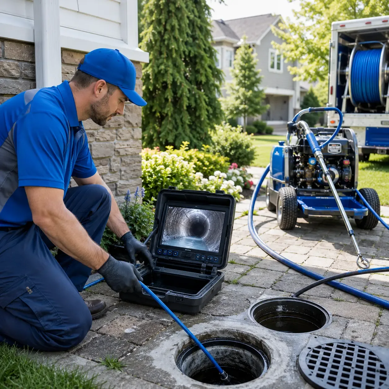 Outdoor drain cleaning professionals serving Brownsville, TN